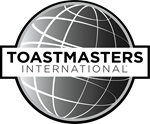150w Grayscale Toastmasters Logo PNG