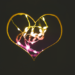 heart with string lights